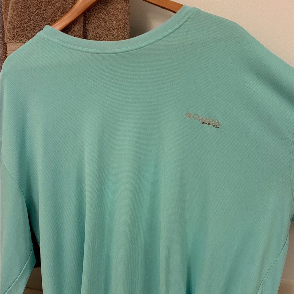 Columbia PFG Aqua Men’s Long Sleeve Shirt. XXL